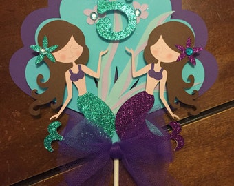 Mermaid Cake Topper