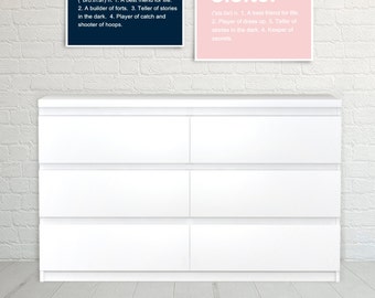 Brother Definition, Sister Definition, Sister Art Print, Brother Art Print, Typography, Wall Art, Nursery Art, Children s Art, Set of Two..