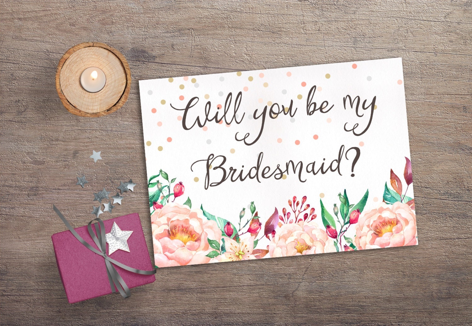 Free Printable Bridesmaid Invitation Templates
