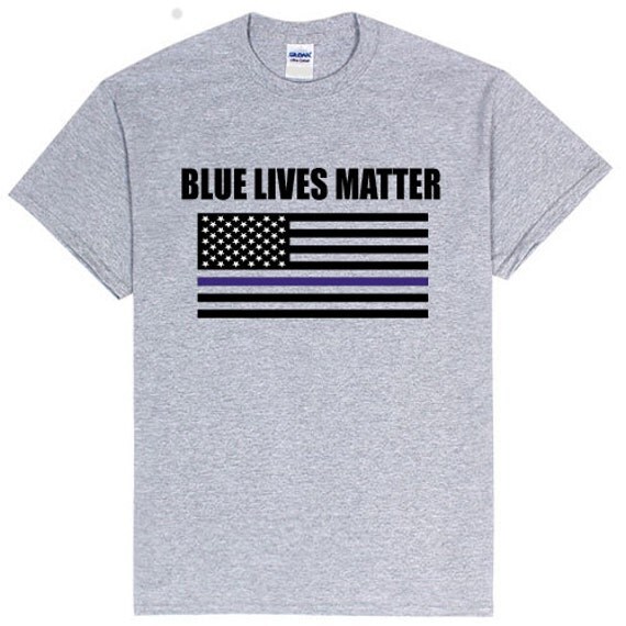 blue lives matter t shirt walmart