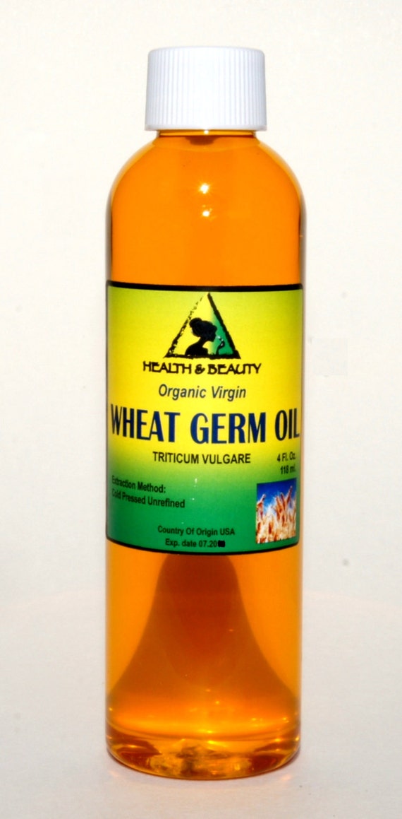 4 Oz Wheat Germ Oil Unrefined Organic Virgin Cold Pressed Raw 0340