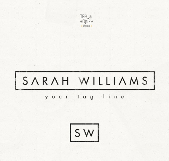 Rustic Logo Business Design Premade Logo Personalised