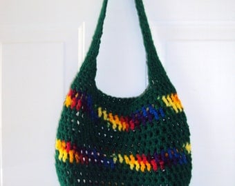 Small Market Bag - Small Market Tote - Crochet Bag -Mesh Market Bag - Crochet Market Bag - Crochet Market Tote - Beach Bag - Beach Tote