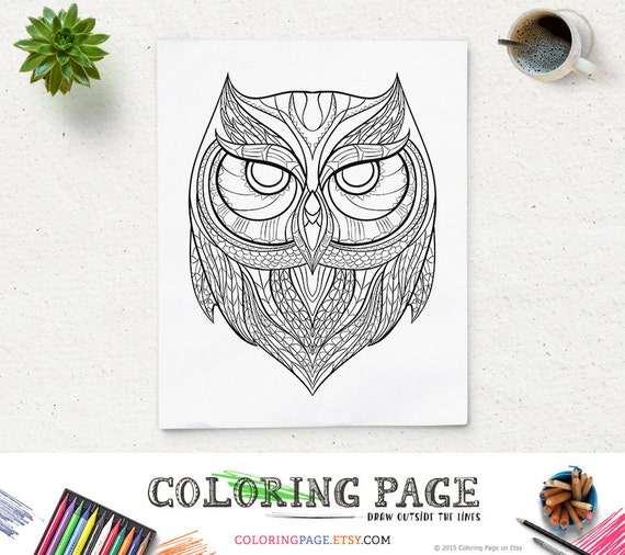 Printable Coloring Pages Owl Head Animal Coloring Page Adult Printable Coloring Pages Owl Head Animal Coloring Page Adult