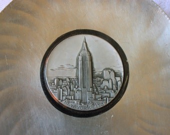 Vintage Aluminum Souvenir - New York City Souvenir - Empire State Building