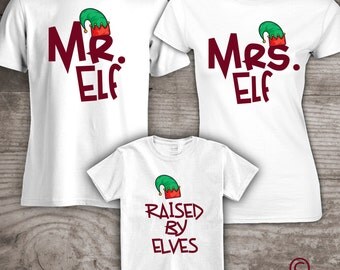 Christmas shirts for family Personalized Mom Dad little one