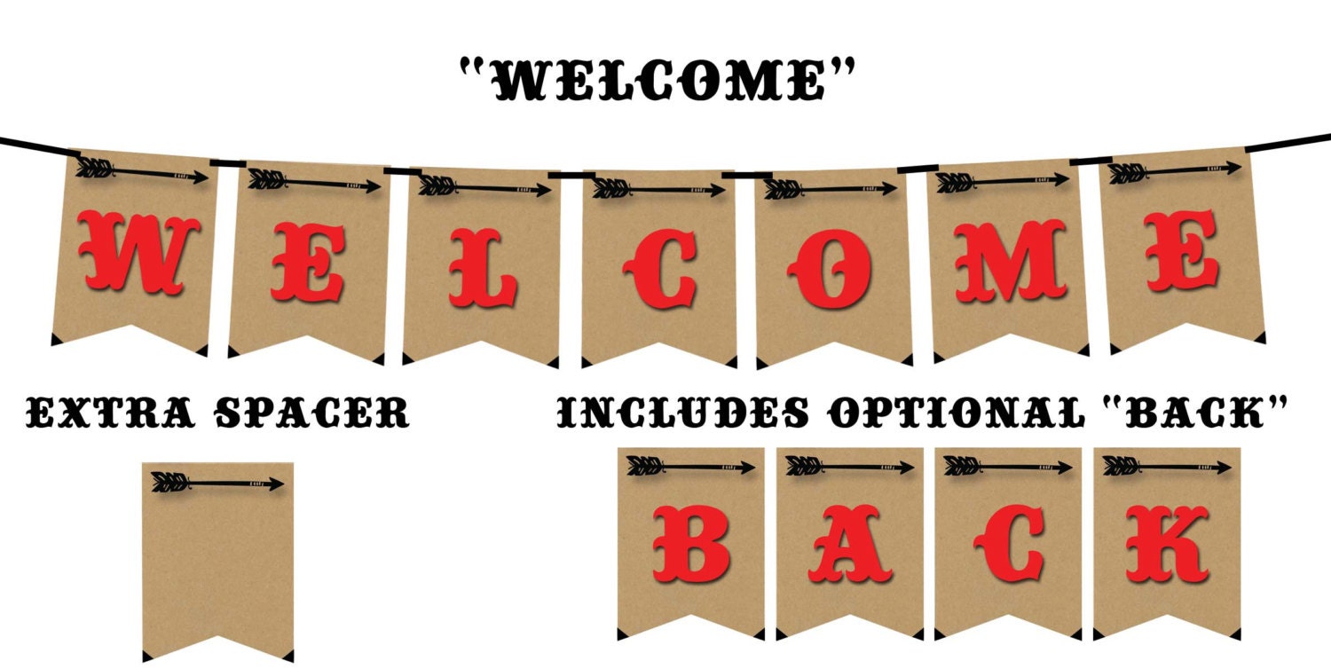 printable welcome back banner
