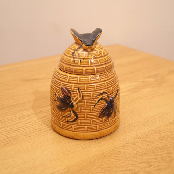 Download Ceramic Honey pot / jar / canister by UKAmobile on Etsy Yellowimages Mockups
