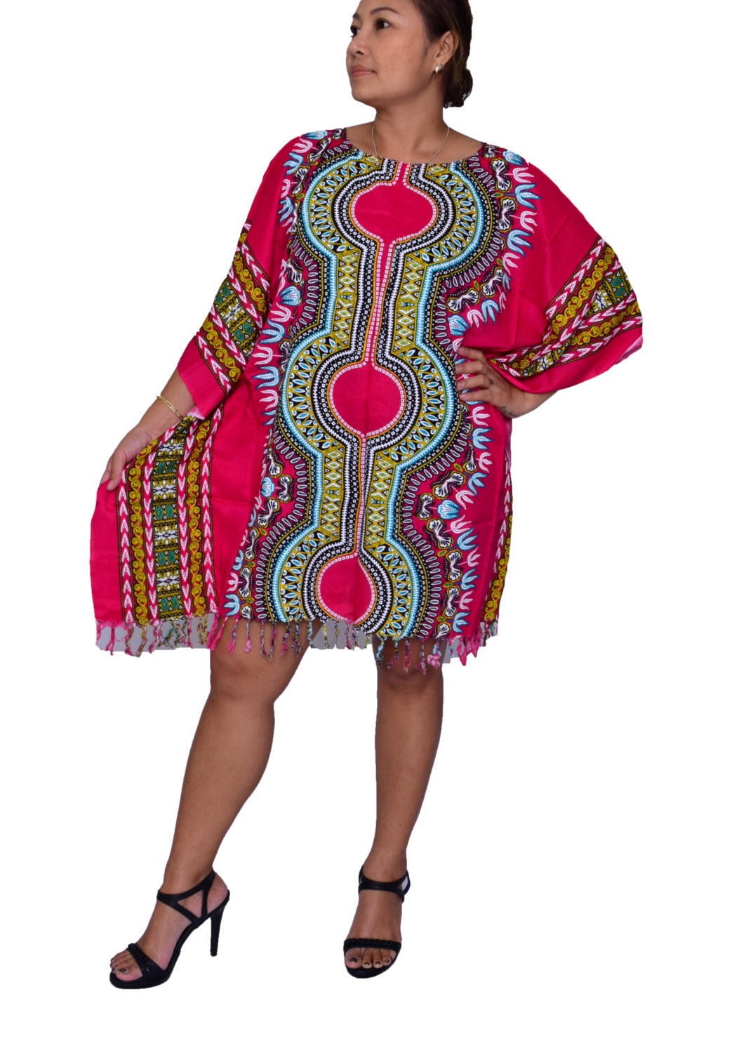 New African Dashiki Dress poncho for