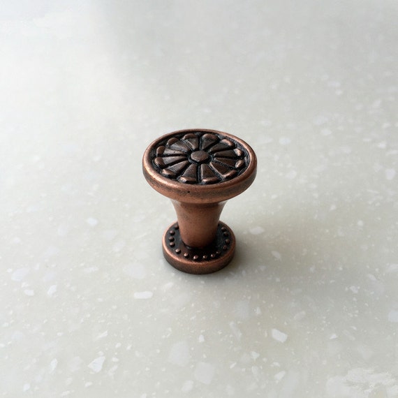 Red Copper Knobs Cabinet Knob Dresser Knobs Kitchen Cabinet