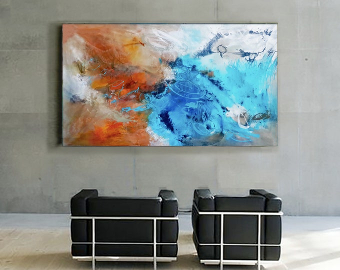 Large Painting on Canvas, Modern Art Abstract Painting, Original Abstract Acrylic Painting, Wall Art on Canvas, Acrylic Painting on Canvas