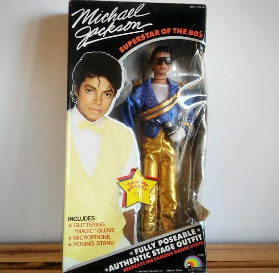 Vintage Michael Jackson Grammy Award Doll Mint in by AbateVintage
