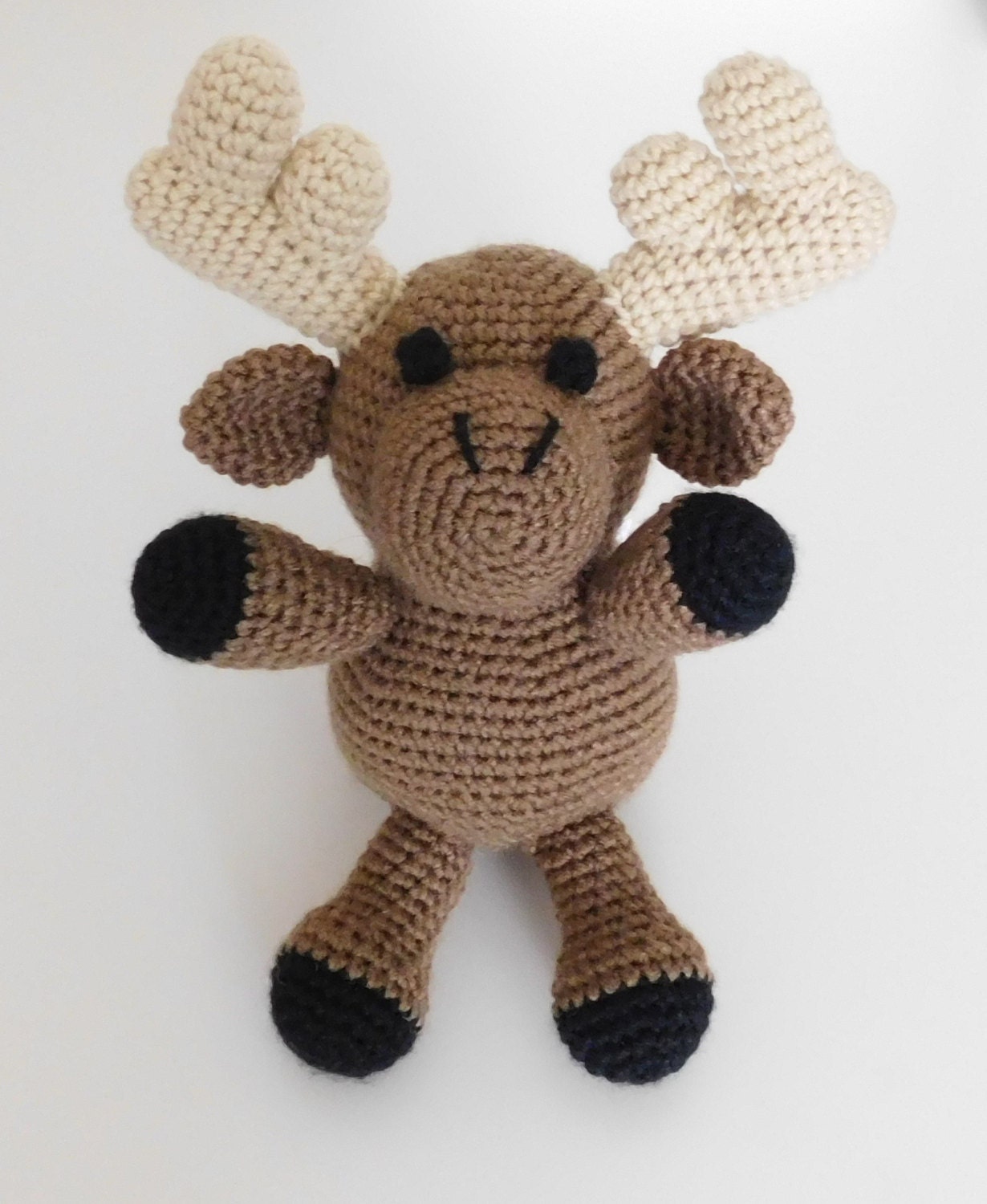 crocheted moose