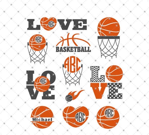 Download Basketball SVG Cut Files Basketball Love SVG Basketball Ball