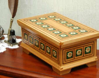 Abschließbare holzkiste | Etsy