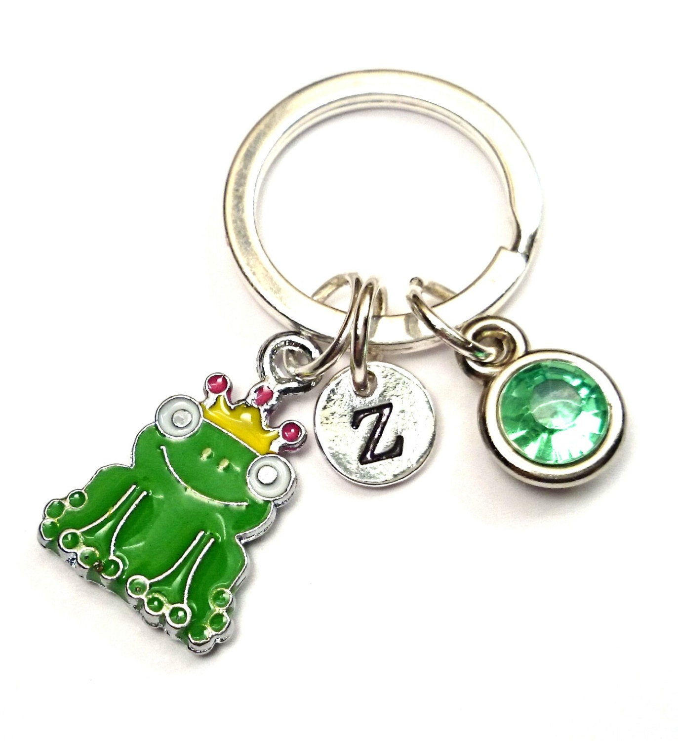 Frog Prince Keychain Custom Keychain by