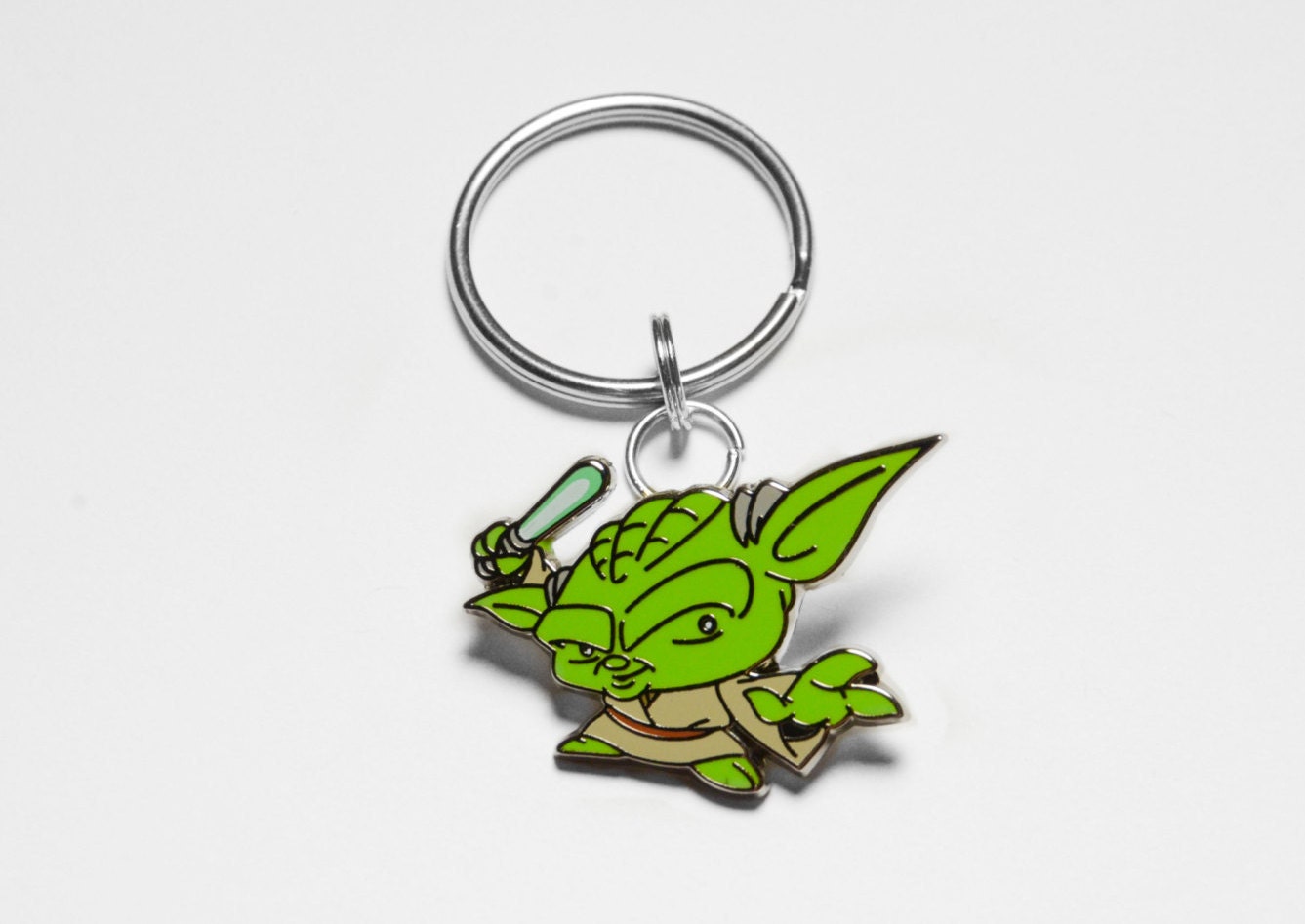 yoda keyring lego