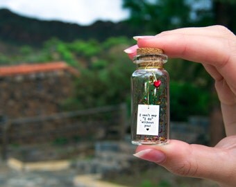 I Can't Say I Do Without You. Will You Be My Bridesmaid Cards. Message in a bottle. Miniatures. Personalised Gift. Funny Card. Greeting card
