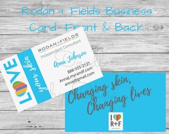 Rodan + Fields Business Card-Love Your Skin- Rodan and Fields- Printable