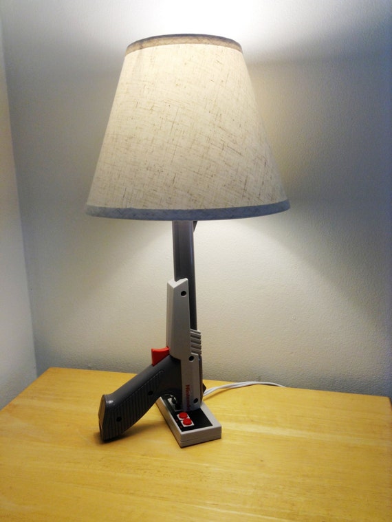 Lamp Zapper NES Nintendo Zapper Desk Lamp Light Gun - Nintendo Zapper Gray