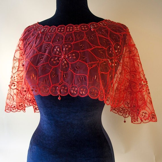 sheer capelet