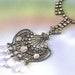 Unique Vintage Rhinestone One of a Kind Statement Handmade Upcycled Necklace, rhinestone necklace, made with vintage jewelry, original