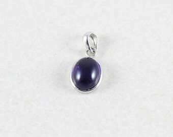 Pendant Sterling Silver Amethyst Pendant