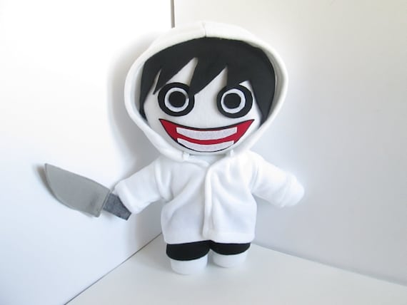 Jeff the Killer Plushie Inspired by Creepypasta