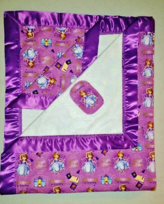 Princess Blanket Baby Girl Blanket Purple Baby blanket