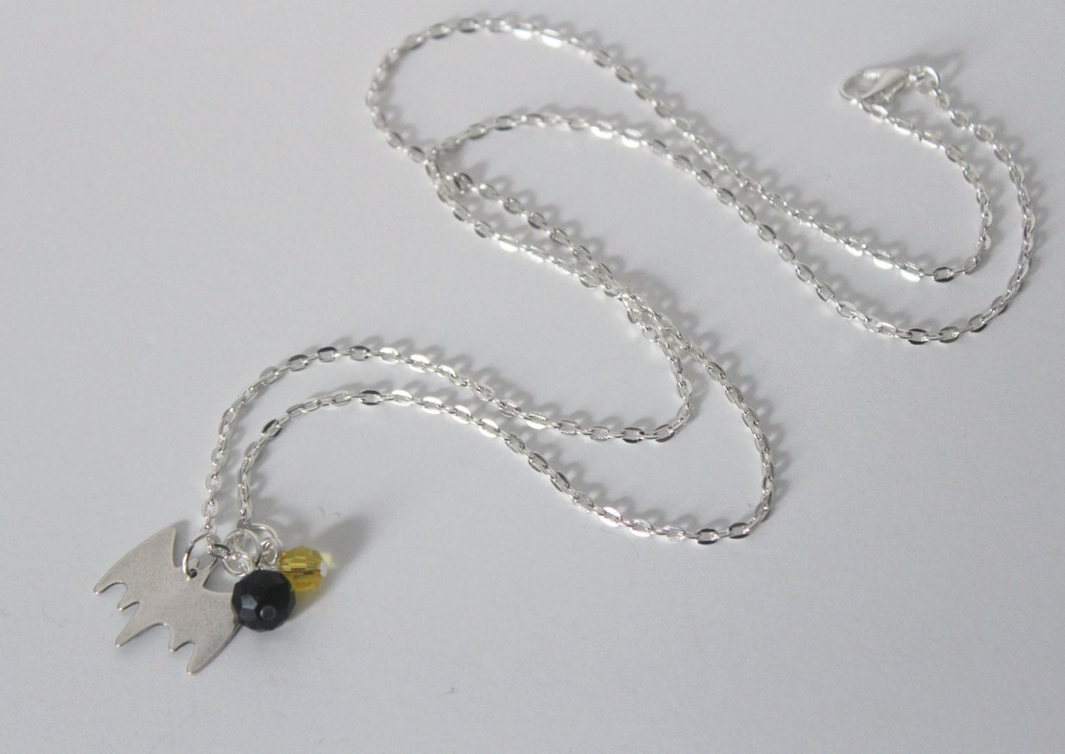 Batman Necklace DC Comics Inspired Jewelry Batman Bruce Wayne