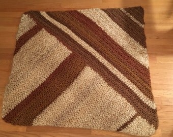 Crocheted Throw Blanket, Crochet Afghan, Made to order, Home decor