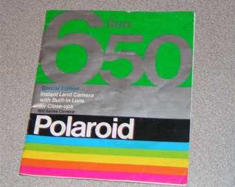 Items similar to Vintage Camera Polaroid Sun 660 Autofocus - (free