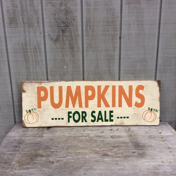 Items similar to Pumpkins For Sale Sign Fall Sign on Etsy