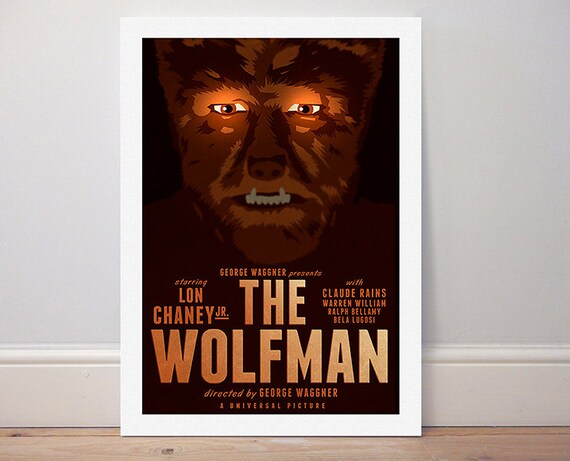 Movie poster 'The Wolfman' 1941 Universal classic