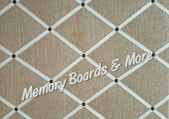 burlap fabric shabby chic memory board memo board pin board burlap fabric shabby chic memory board memo board pin board