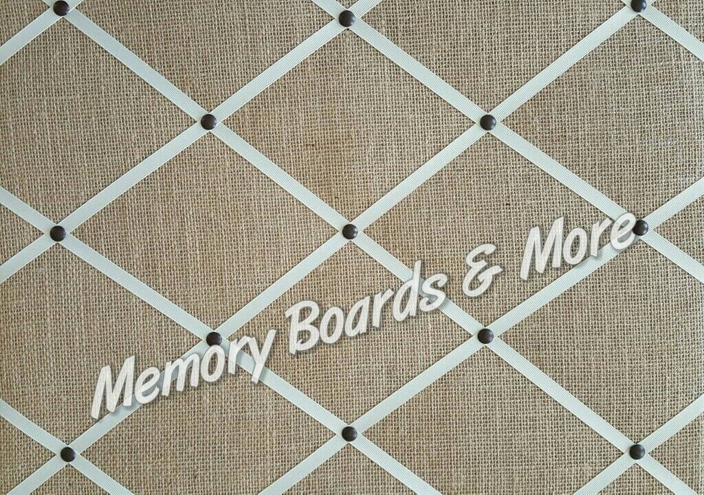 burlap fabric shabby chic memory board memo board pin board burlap fabric shabby chic memory board memo board pin board