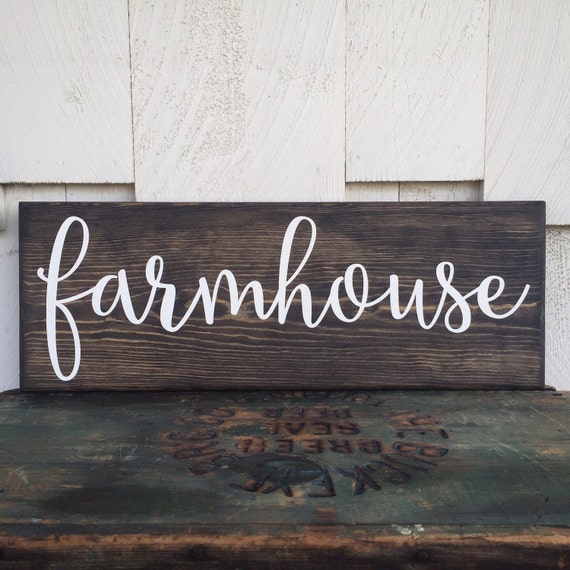 Farmhouse Wood Sign Farmhouse Home Decor by 4Lovecustomgifts