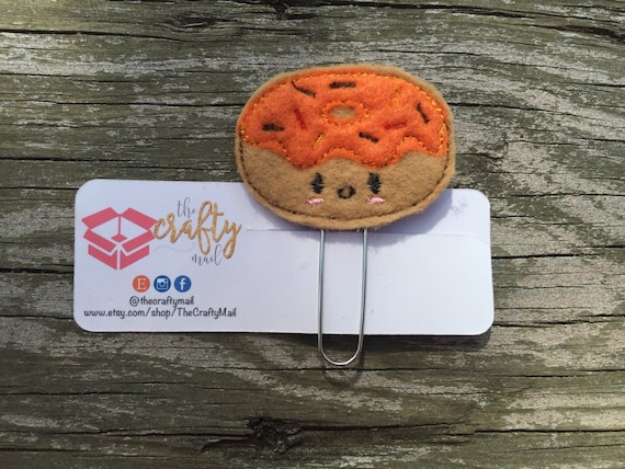 Pumpkin Donut Paper Clip/Planner Clip/Planner Supplies
