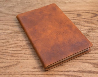 Full Grain Cowhide Leather Bible, ESV Ultraslim