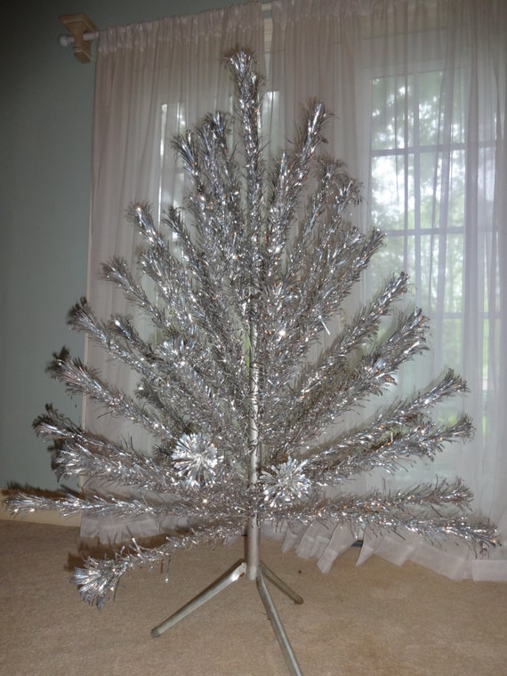 aluminum pom pom christmas tree 4 foot 9 aluminum pom pom christmas tree 4 foot 9