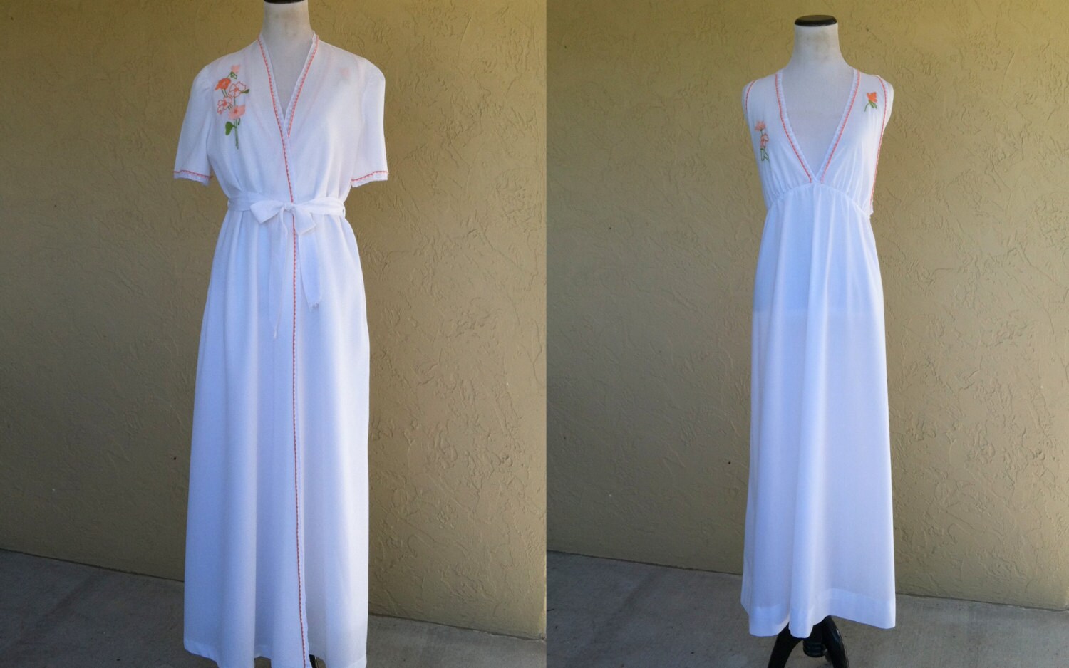 matching night gown and robe