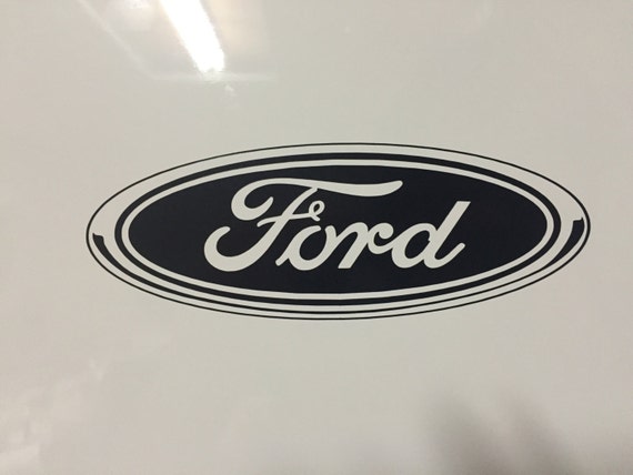 Ford oval vinyl decal #4