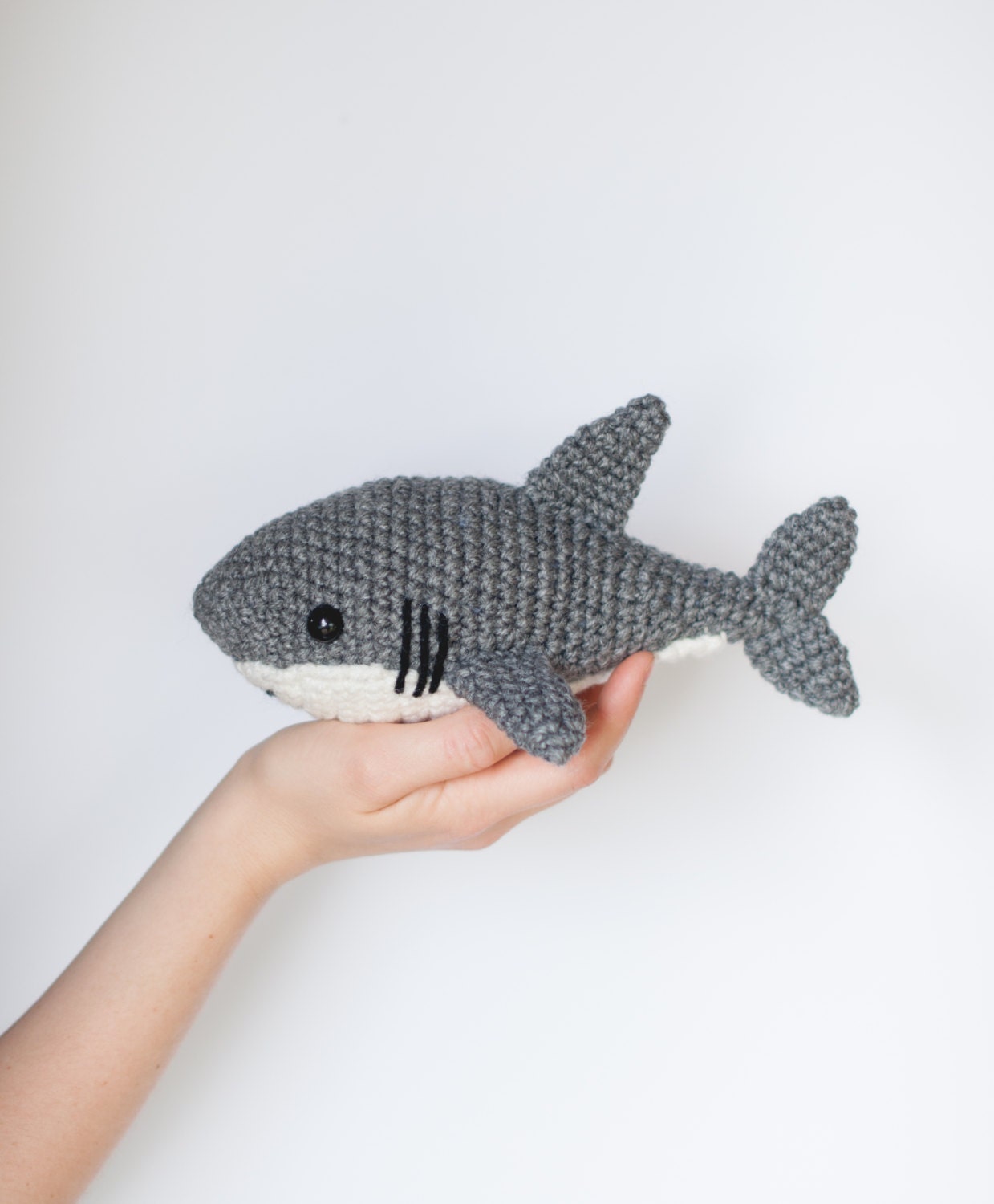 PATTERN Crochet shark pattern amigurumi shark pattern crocheted