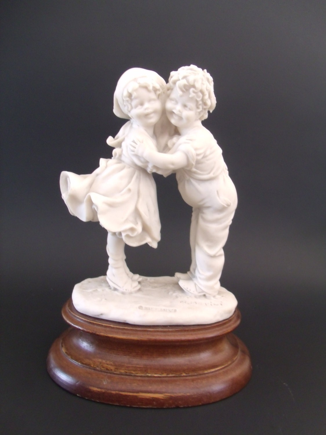 Vintage Fine Porcelain Boy and Girl Figurine Home and Living