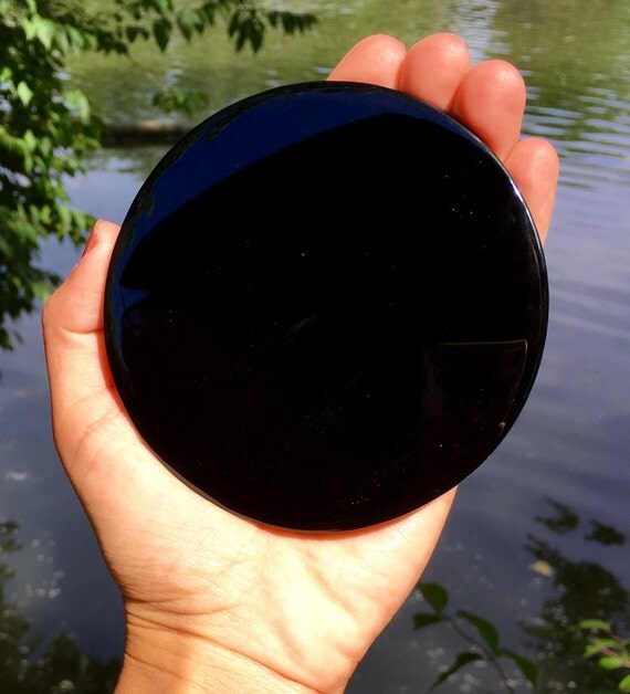 black obsidian scrying mirror for sale