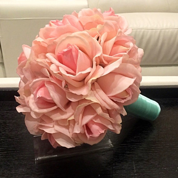 Blush Real Touch Rose Bouquet Blush Bouquet True Touch by Flaural