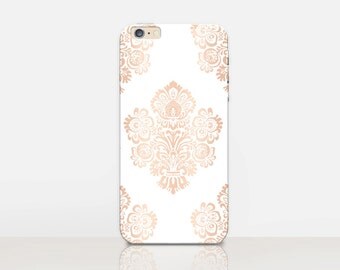 Rose Gold Floral Phone Case iPhone 7 Case - iPhone 7 Plus Case - iPhone SE Case - iPhone 6S case - iPhone 6 case - iPhone 5 Case Samsung S7