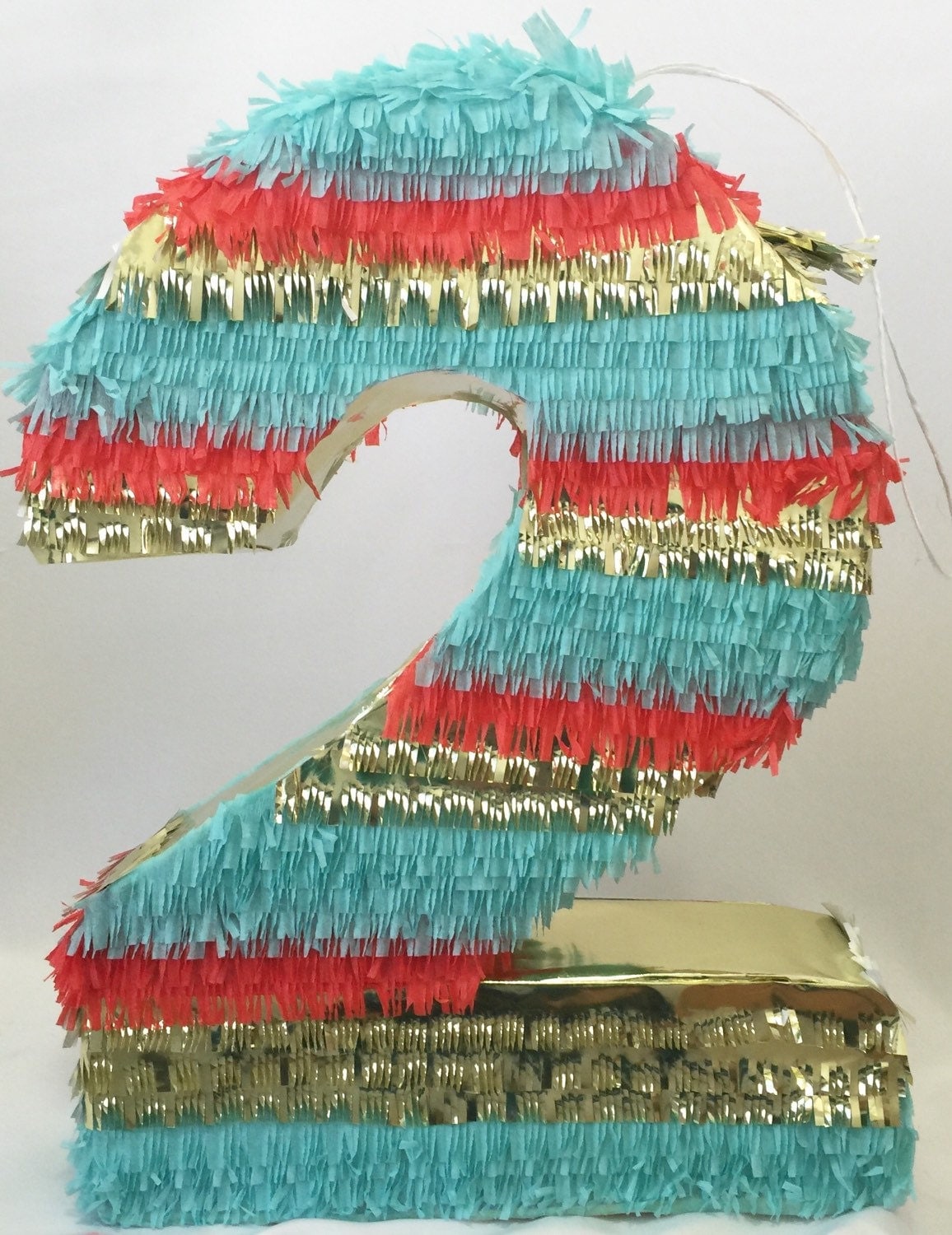 Large Number Two Pinata Second Birthday Pinata