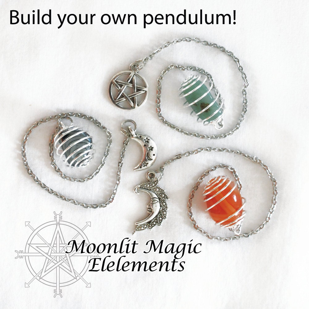 Build Your Own Pendulum/ Natural Stone Pendulum/ Wicca Pagan/