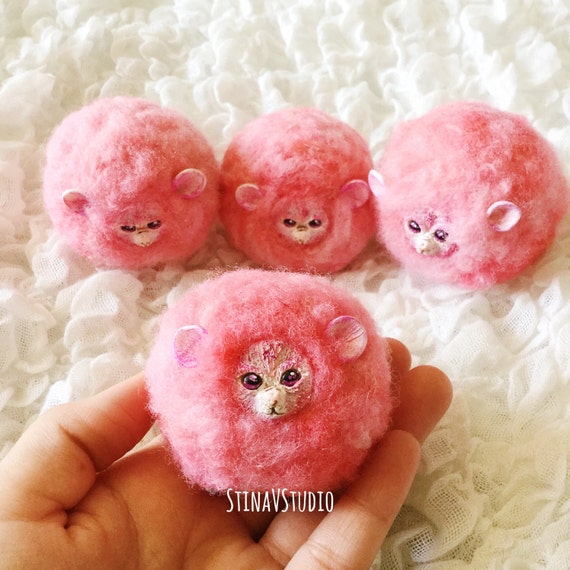 pink pygmy puff